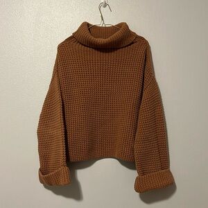 Free People Chunky Knit Turtleneck